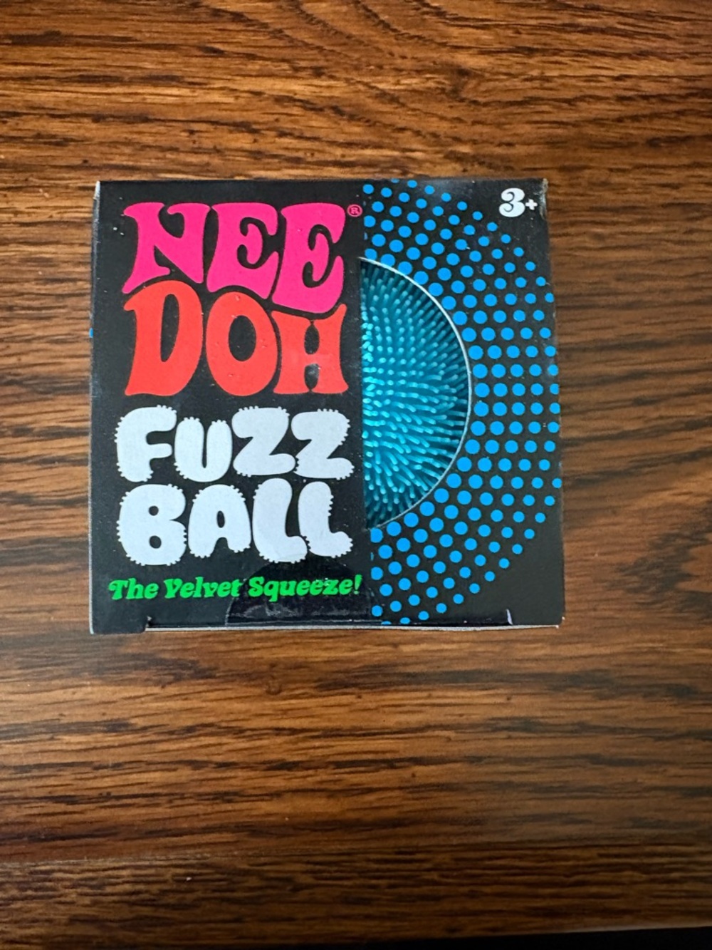 Needoh Fuzz Ball Kids Toy - Blue